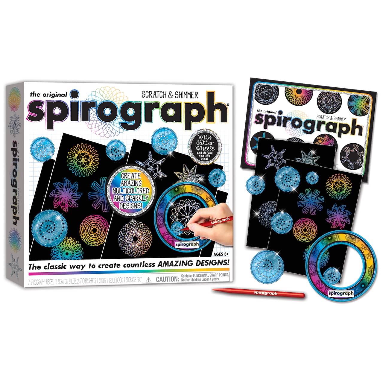 The Original Spirograph® Scratch & Shimmer